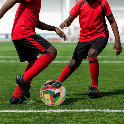 Coffret Cadeau IMPAKTY – Ballon de football taille 5 (Édition spéciale Afrique) CAN2025 MAROC